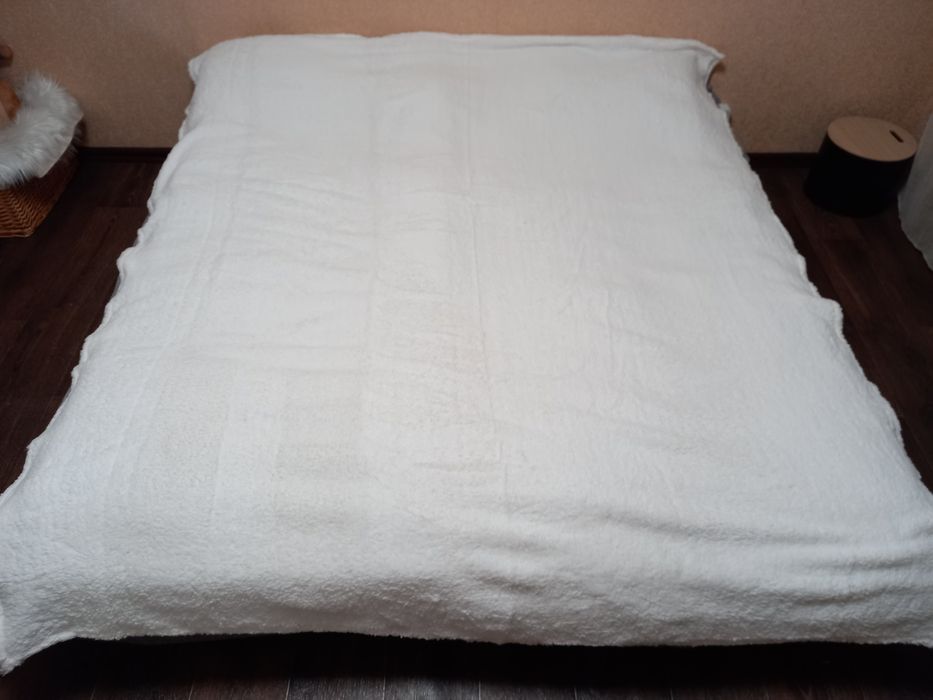 Покрывало двухспальное искусственный мехСтёганое