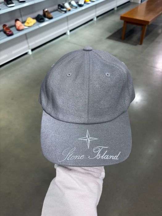 NEW Stone Island Supreme Denim 6 Panel Reflective Cap Кепка стон
