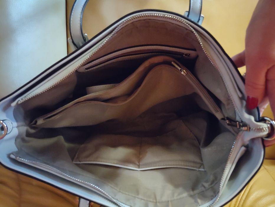 Jasno błekitna , pastelowa torebka flora&co na ramię, listonoszka