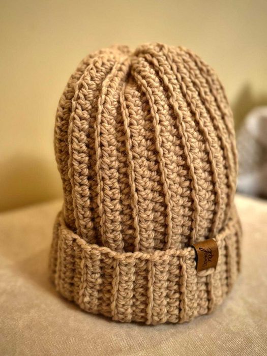 Czapka 100% handmade z alpaki