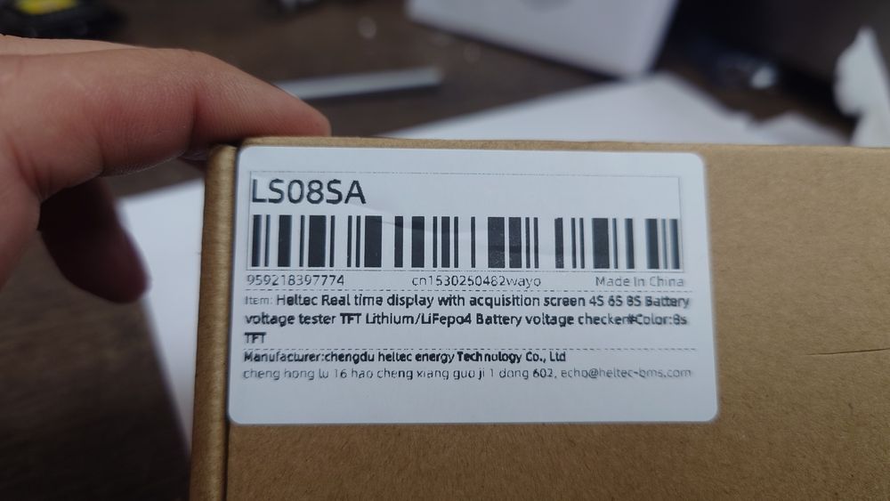 Монітор батареї до 8S. Lifepo4. Li-ion