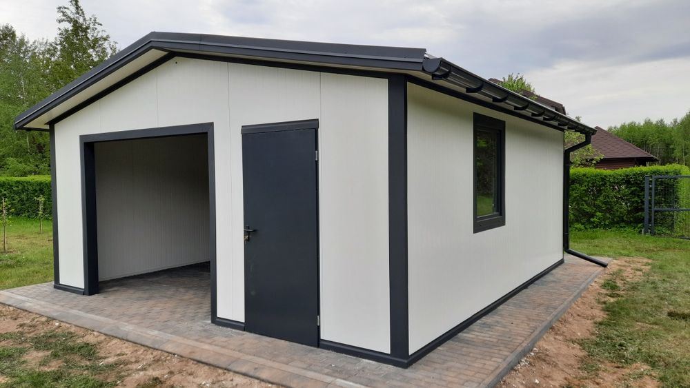 Garaż z płyty warstwowej 35 m², CAŁA POLSKA