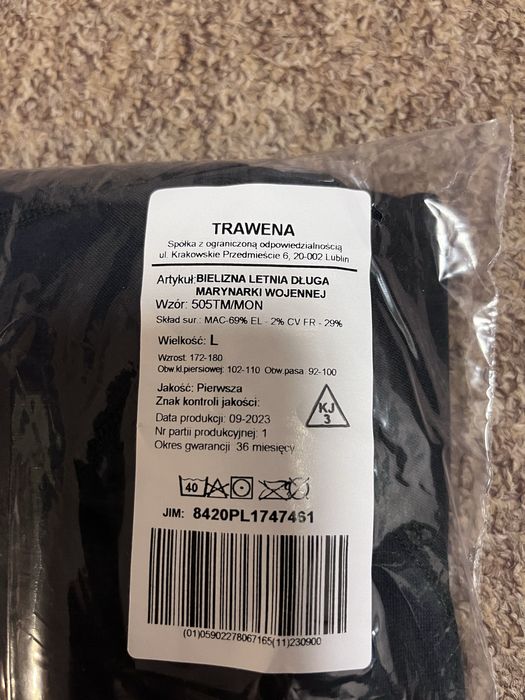 Bielizna letnia długa MW