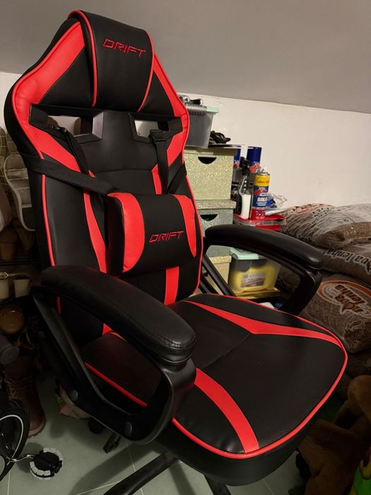 Cadeira Drift Dr50 preta/vermelha