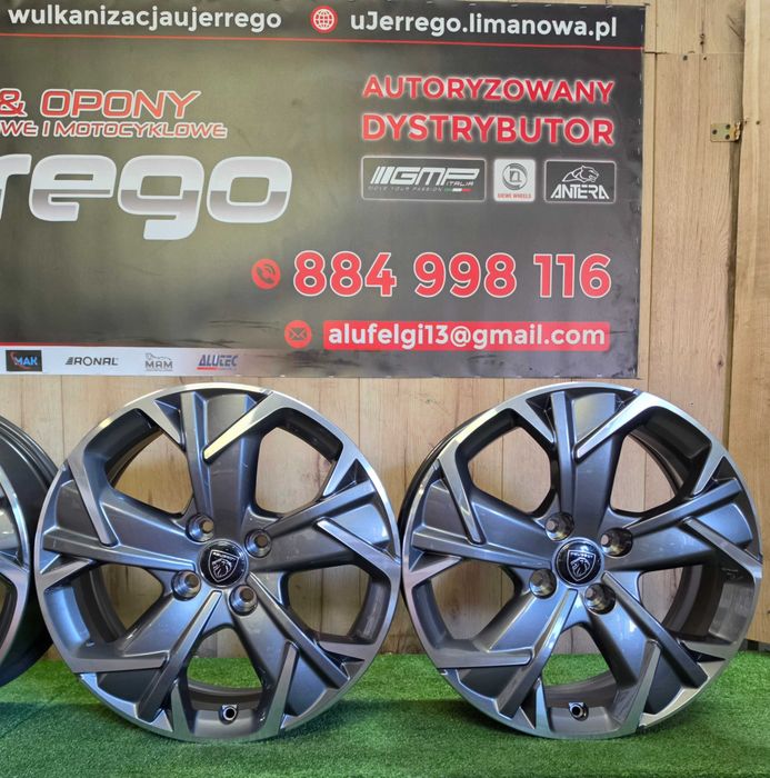 Nowe alufelgi PEUGEOT 17x4x108 - 2008, 3008 ,208, 307, 308