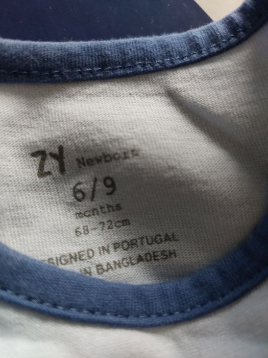 Fato de treino e camisola 6/9 meses Novo