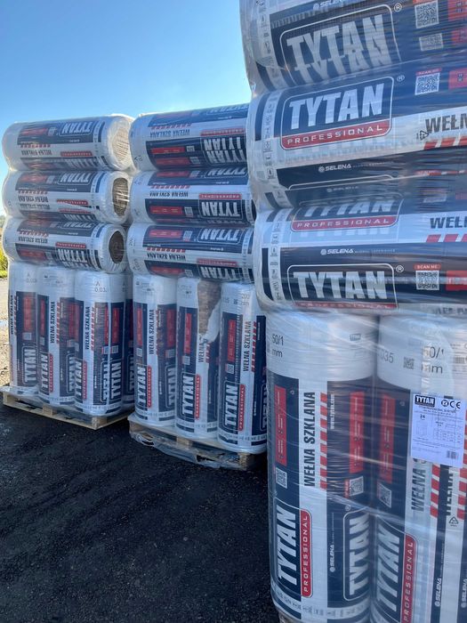 TYTAN welna mineralna szklana 033 15cm (3,6m2/rolka)