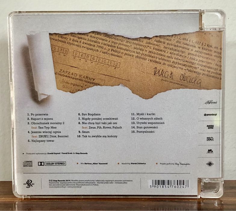 Oryginalna płyta CD CHADA - Syn Bogdana MMXIV polski hip-hop 2014 rap