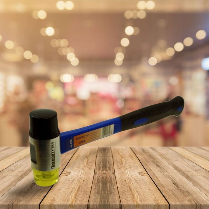 Młotek Montażowy Kaletniczy Plastikowo-gumowy 35mm Energotytan Polska