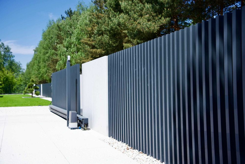 Ogrodzenie grzebieniowe PREMIUM nowoczesne profile palisada pionowa