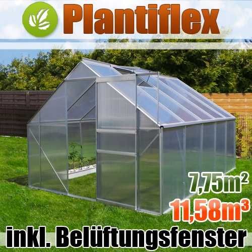 SZKLARNIA Aluminiowa 250x310cm 7,75m2 6mm Fundament