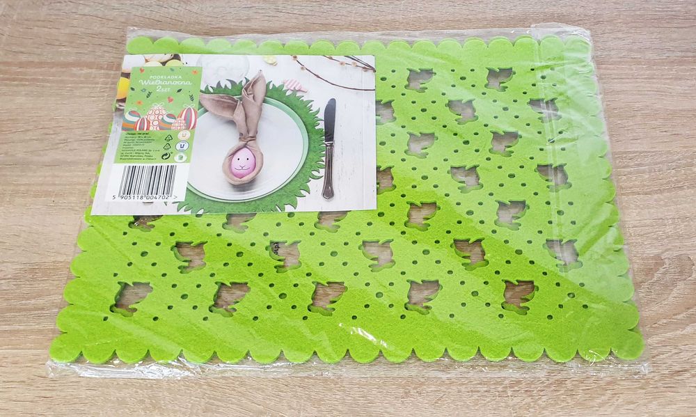 Filcowa podkładka wielkanocna 2 szt. różne wzory i rozmiary