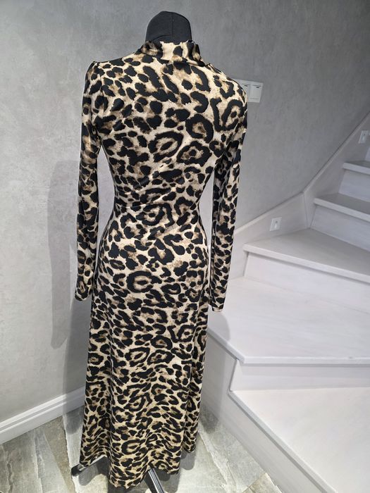 Сукенка  плаття максі лео, леопардова, тигрова. Розмір с .