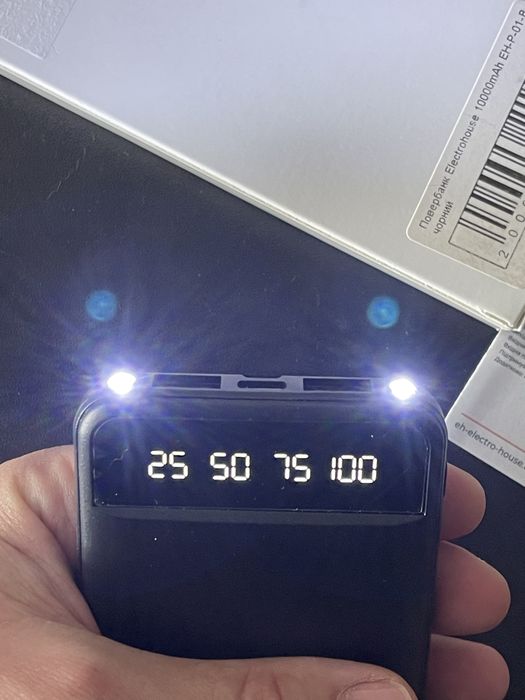 Павербанк 10 000 mAh, powerbank Elektrohouse