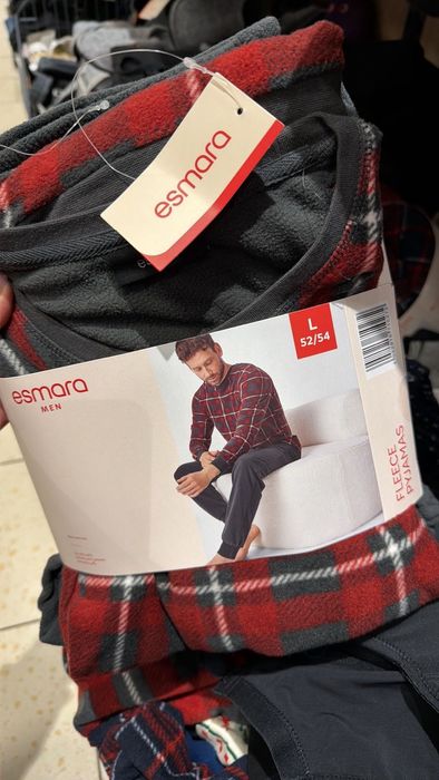 Піжама чоловіча флісова Livergy M XL пижама флисовая