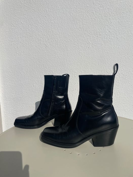 Botas pretas Adolfo Dominguez