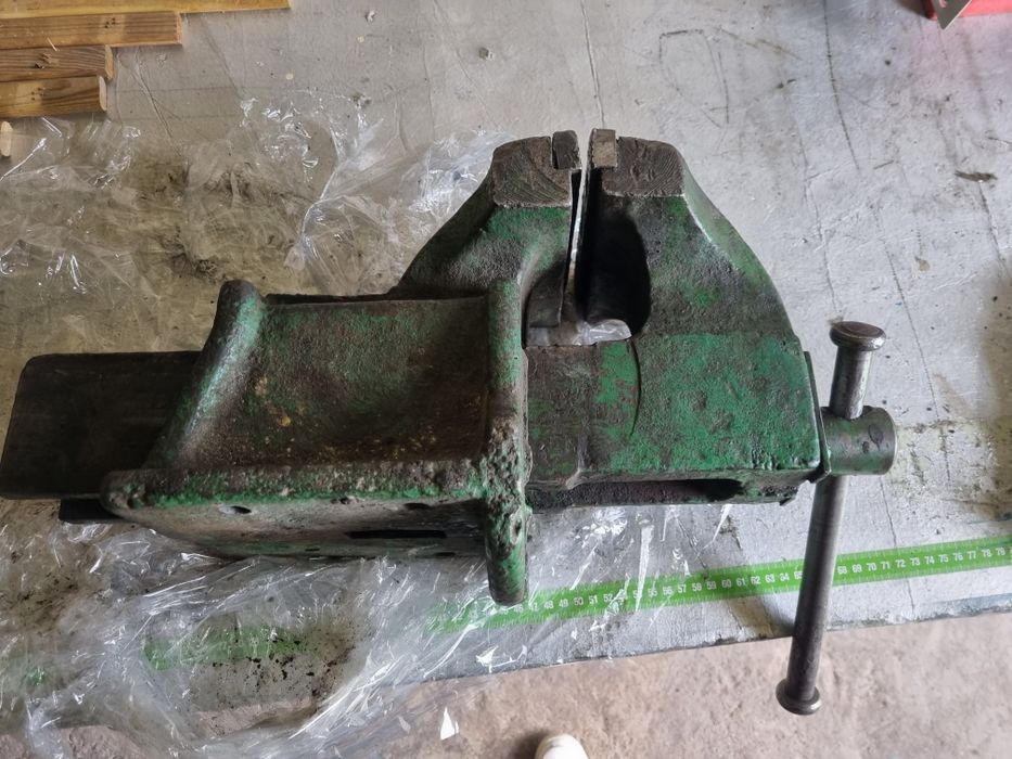 Imadło ślusarskie 16cm stare masywne