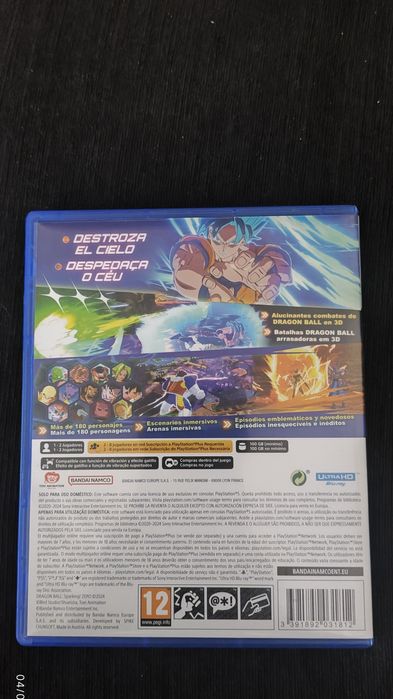 Dragon Ball Sparking Zero – PS5 | Estado Impecável