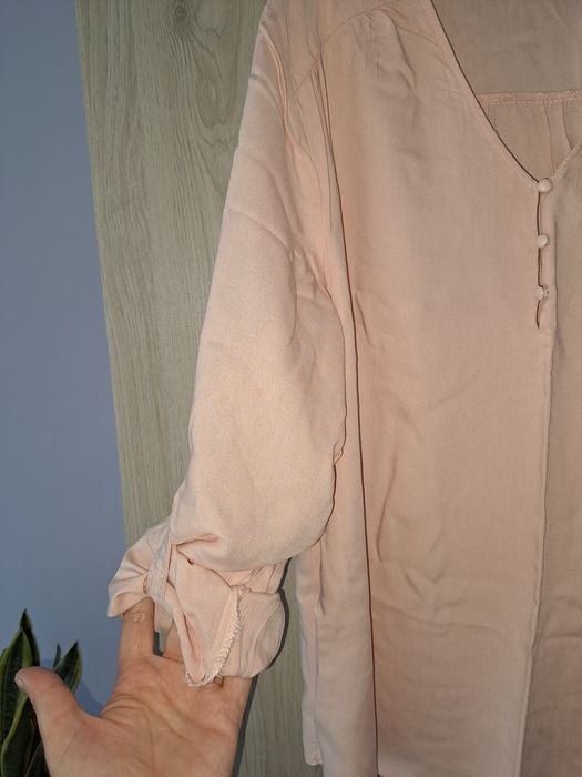 Bluzka pudrowy róż  r. 46