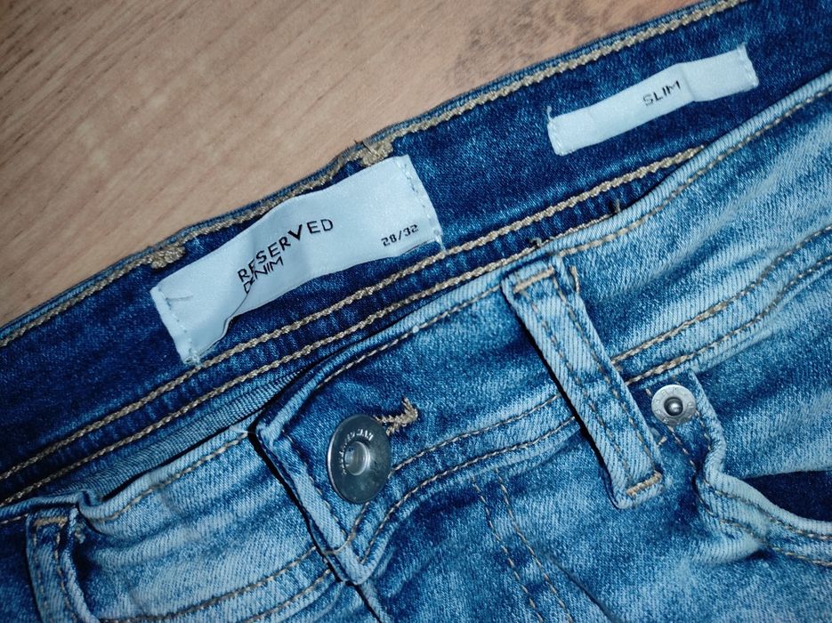 Spodnie męskie jeans Reserved 28/32