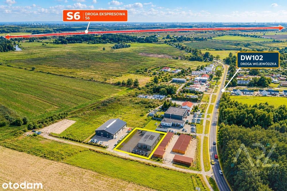 Hala 299 m2 (Działka 1740 M2) K/Kołobrzegu!