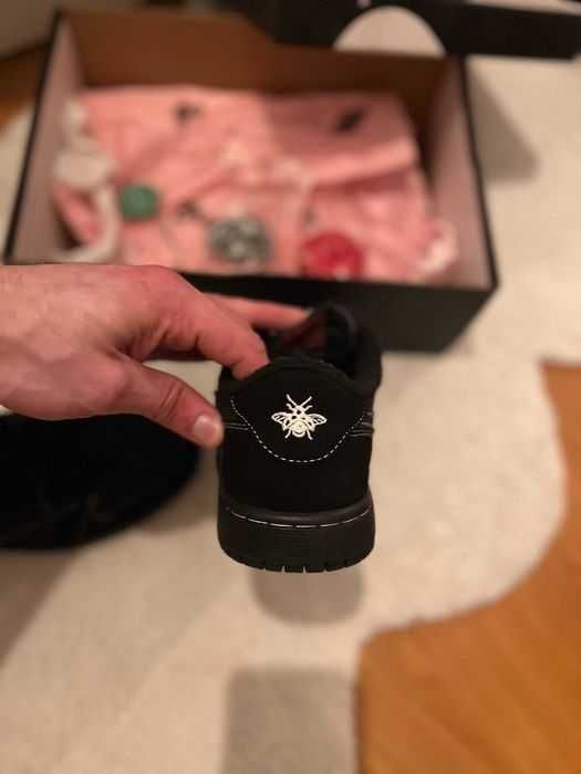 Sapatilhas Air Jordan 1 Low x Travis Scott - Black Phantom