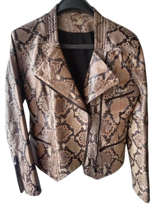 Питон натуральный. Кожаная Куртка косуха