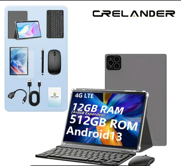 Планшет. 10.1-дюймовий 12 (4+8) RAM. 512 ГБ пам'яті. Сім карта!