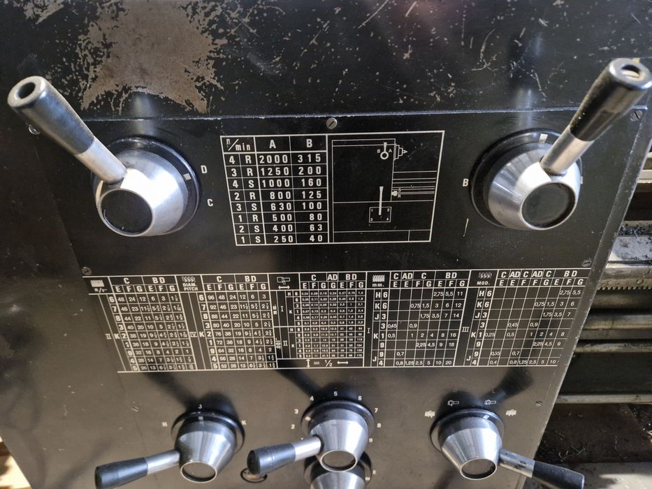 Tokarka gallic do metalu 1 m toczenia