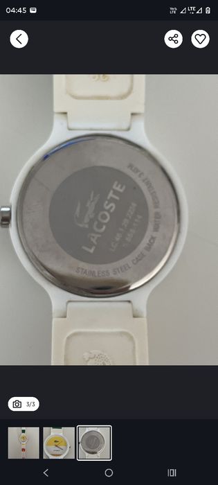 Zegarek damski Lacoste