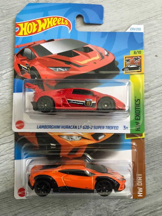 SET 2x Hot Wheels Lamborghini Huracan Sterrato+ LP620-2 HotWheels