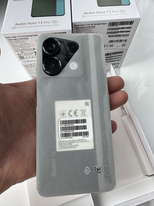 Redmi Note 13 Pro 5G 12GB//512GB Midnight Black