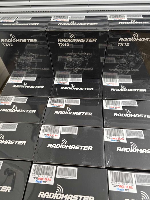 Radiomaster TX12 ELRS LRS MKII FCC M2 лівий газ 60 шт, акуми 18650