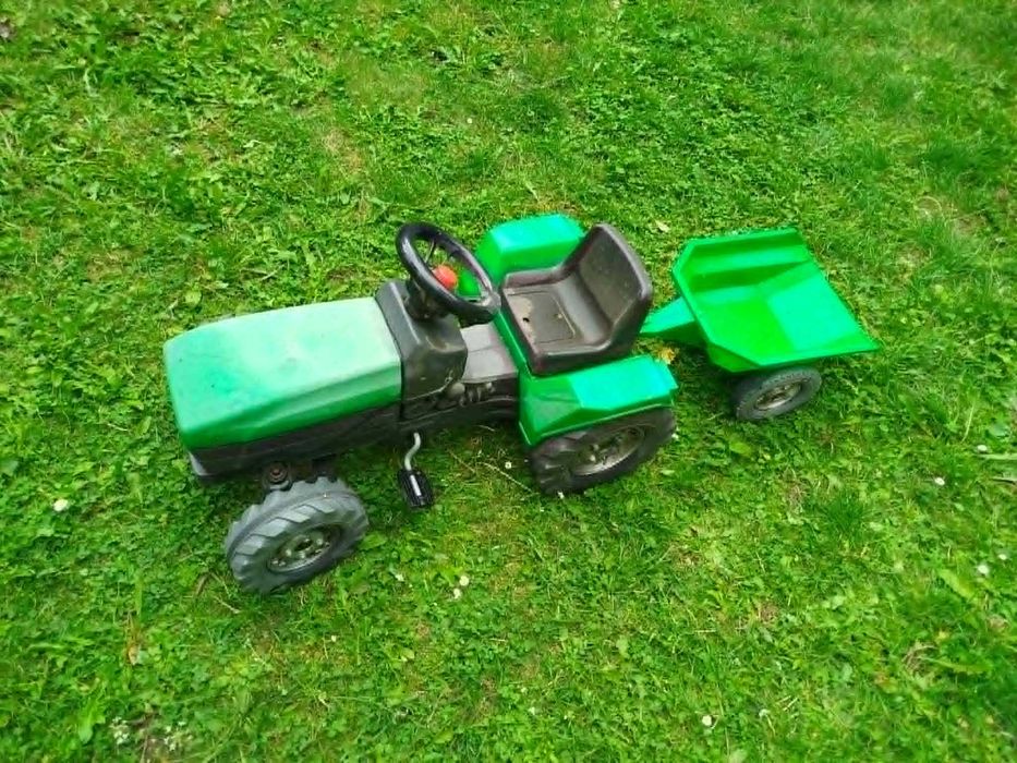 traktor zabawka zielony dla chłopca lub dziewczynki