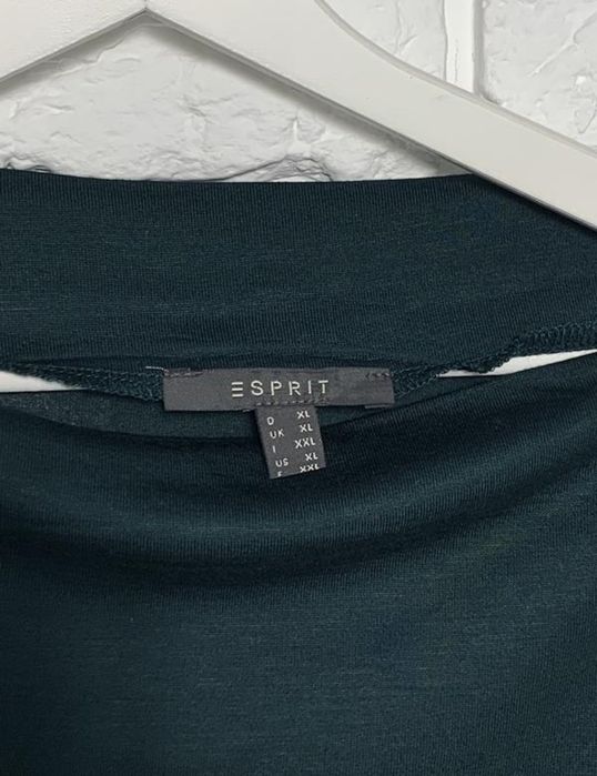 Смарагдовий лонгслів Esprit р.40(L)