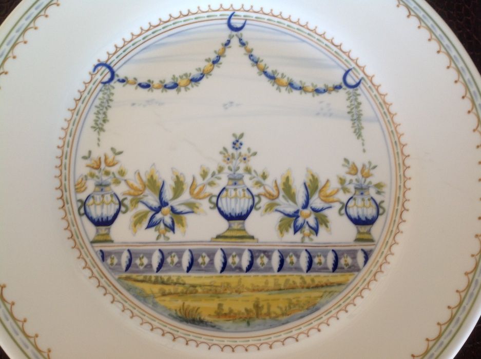 Prato pintado à mão Cerâmica do Douro