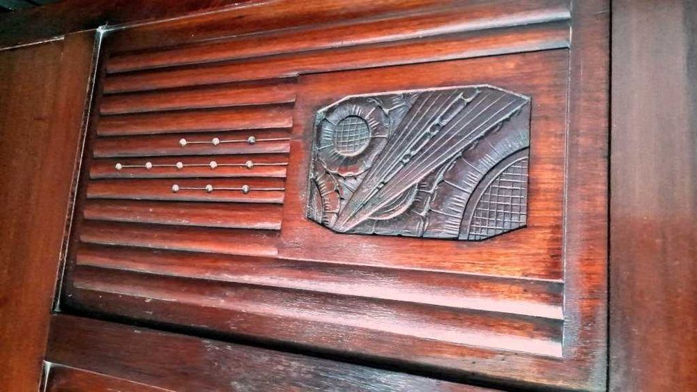 Cabeceira de Cama (em mogno)