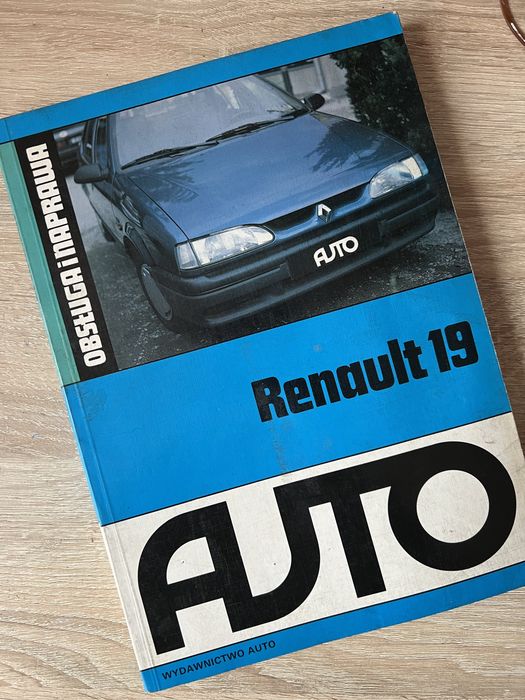 Książka dla kolekcjonera auto obsluga i naprawa renault 19