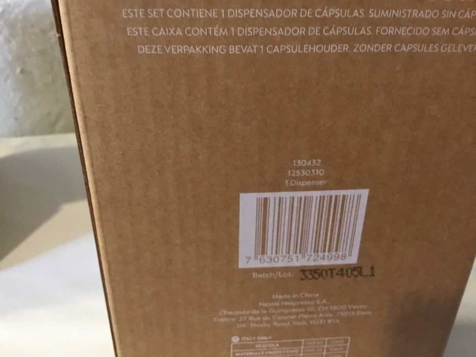 Dispensador cápsulas Nespresso - Novo