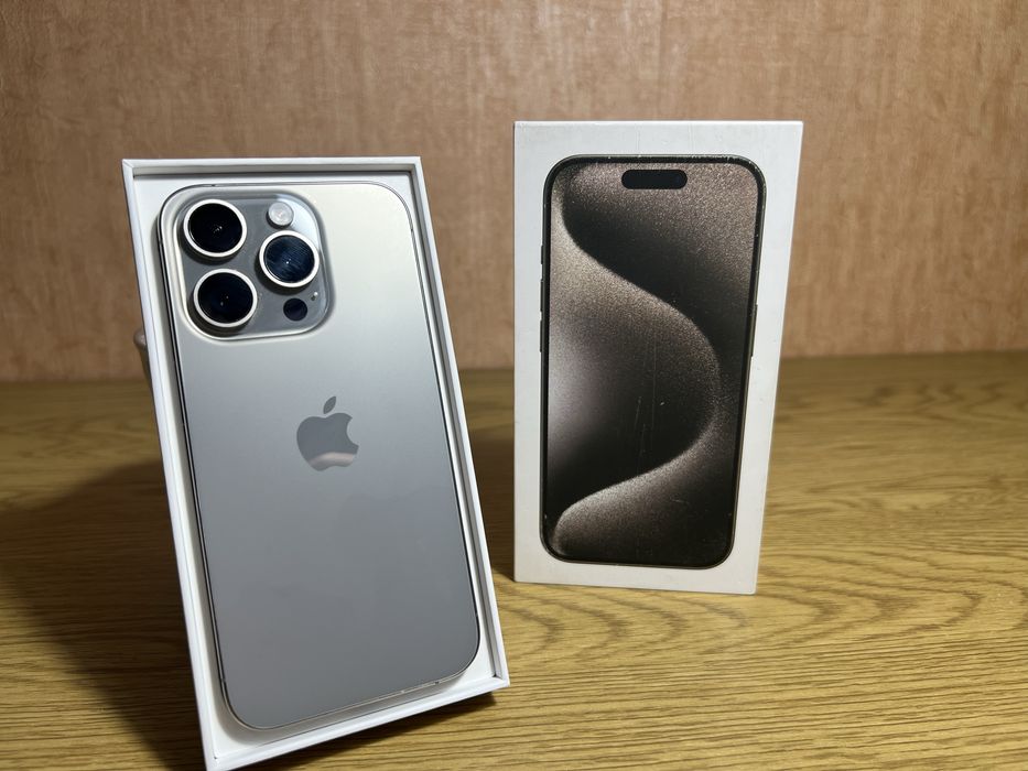 Iphone 15 pro 256GB 86% neverlock Natural Titanium
