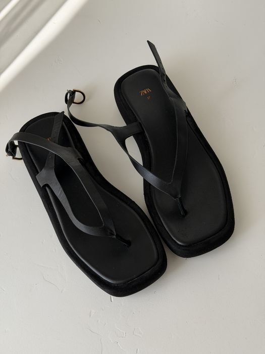 Босоніжки zara 37 розмір натуральна шкіра