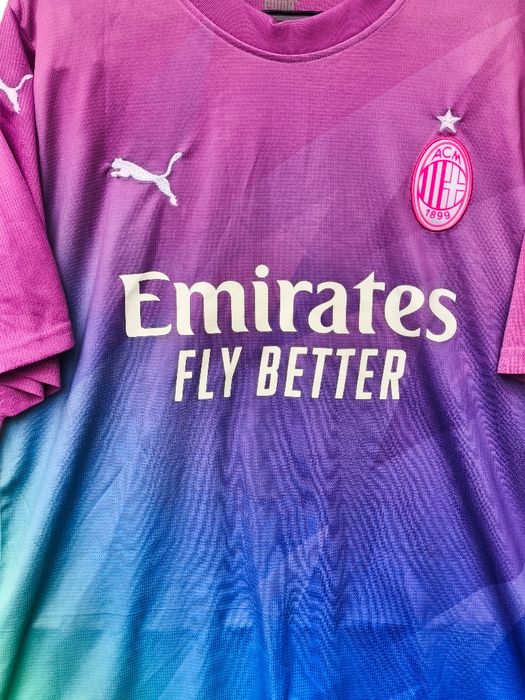 Camisola de jogo AC MILAN Puma Oficial