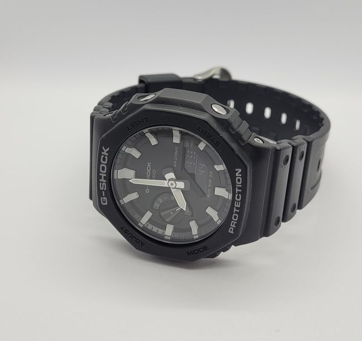 Zegarek Casio G-Shock GA-2100-1AER, Royal oak, gshock, gumowy pasek