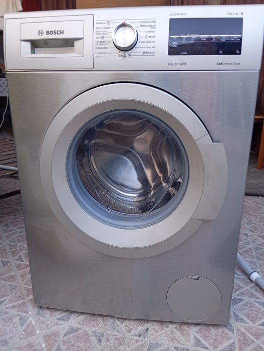 Máquina de lavar Bosch VarioPerfet serie6 8kg Inox