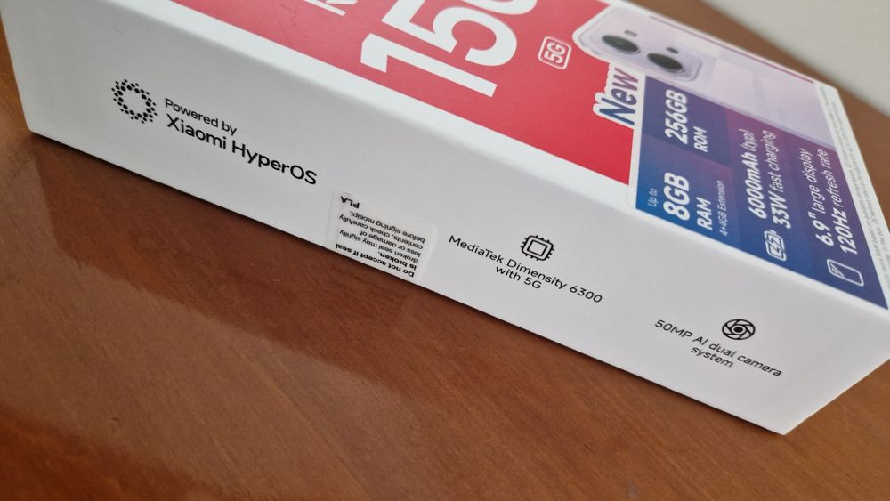 Xiaomi Redmi 15C 5G 8GB/256GB Midnight Black | NOVO (selado)