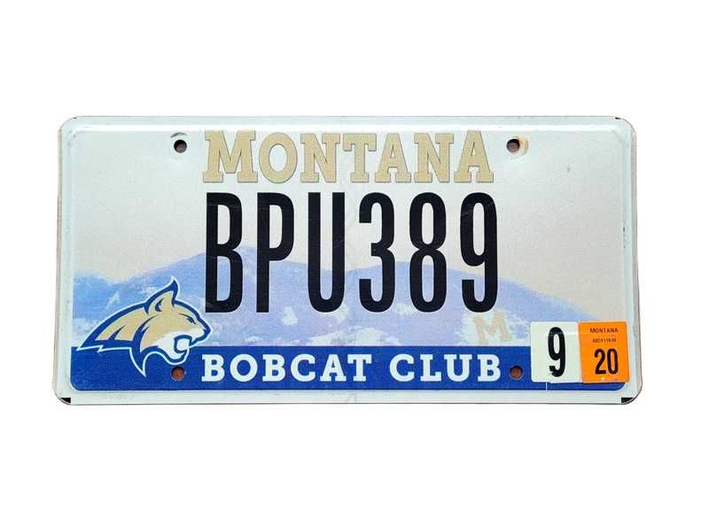 Montana 2020 - oryginalna tablica rejestracyjna z USA