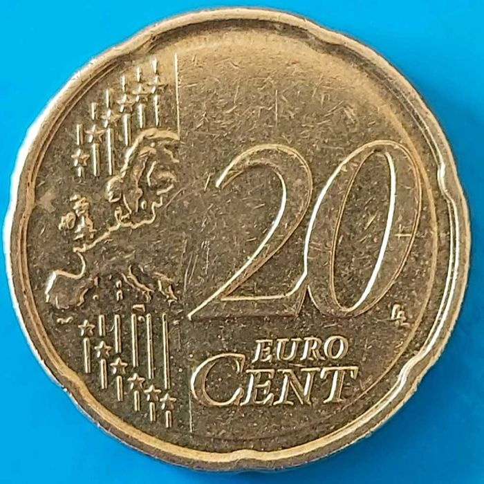 20 Cêntimos de 2019 Letra F da Alemanha