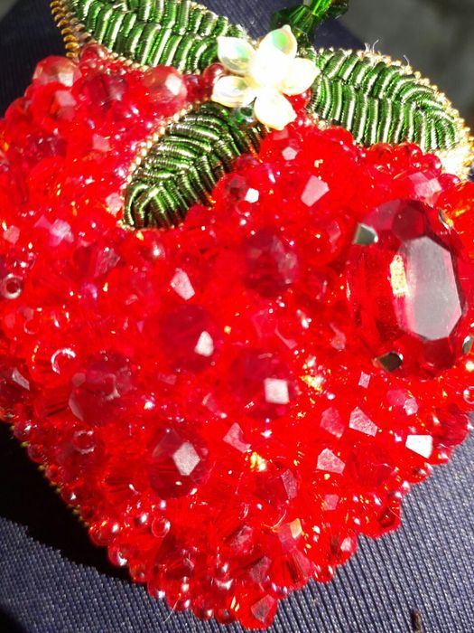 Брошь, ручная работа