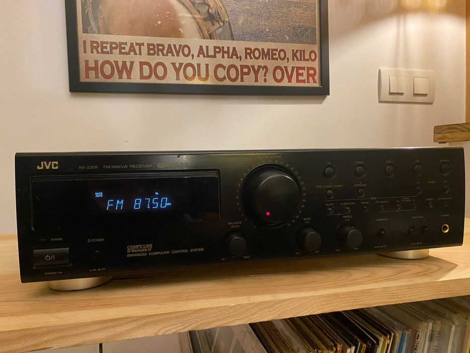JVC RX-230R Stereo RDS Receiver