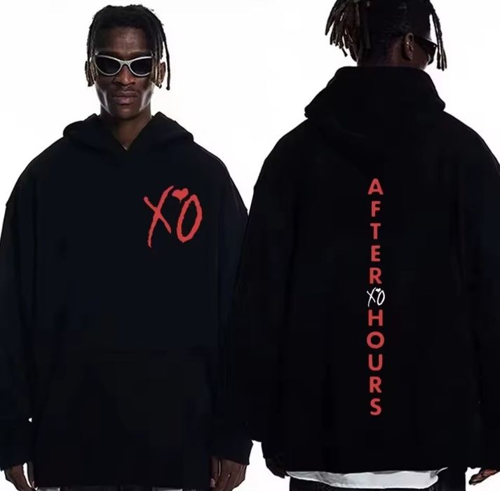 Толстовка–Худи с принтом музыкального альбома The Weeknd